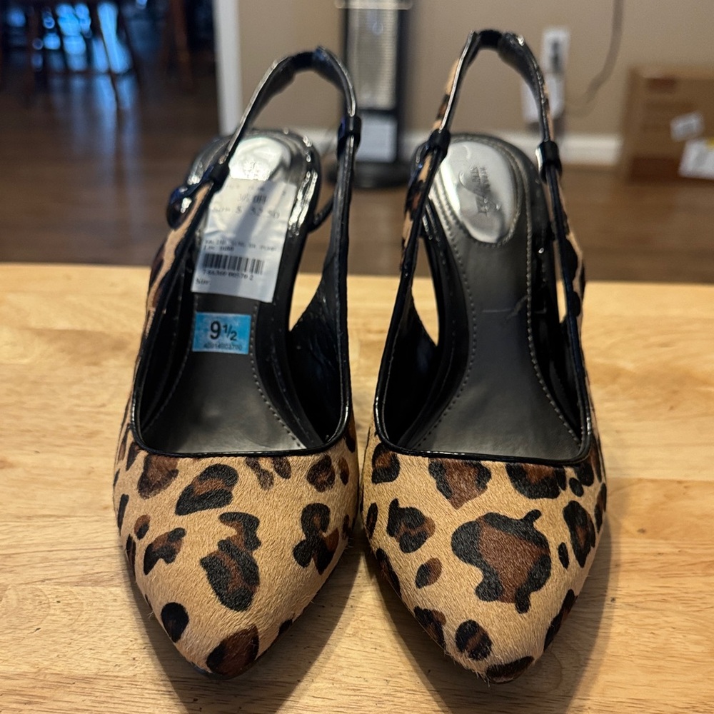 Alfani Animal Print Slingback Heels